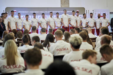 XVI Olimpijski Festiwal Młodzieży Europy Bańska Bystrzyca 2022. W kadrze U20 zawodnicy TAURON 1. Ligi Mężczyzn