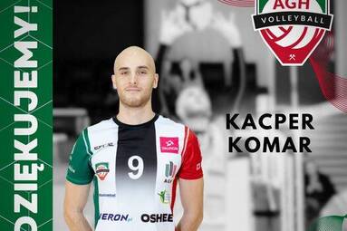 Kacper Komar opuszcza AZS AGH Kraków