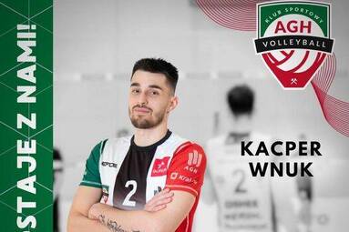 Kacper Wnuk zostaje w AZS AGH Kraków