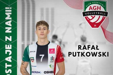 Rafał Putkowski zostaje w AZS AGH Kraków