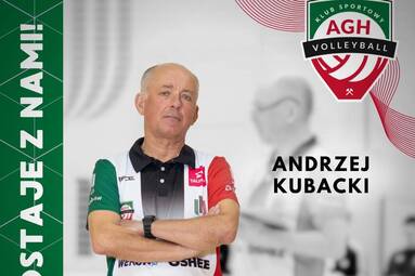 Andrzej Kubacki przedłużył kontrakt z AZS AGH Kraków