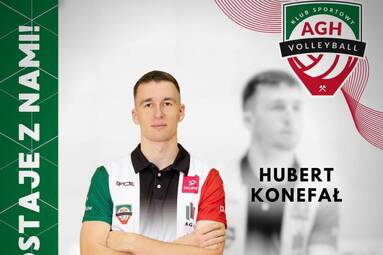 Hubert Konefał zostaje w AZS AGH Kraków