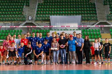 Wspólny trening BKS VISŁA PROLINE Bydgoszcz z Decathlon Polska